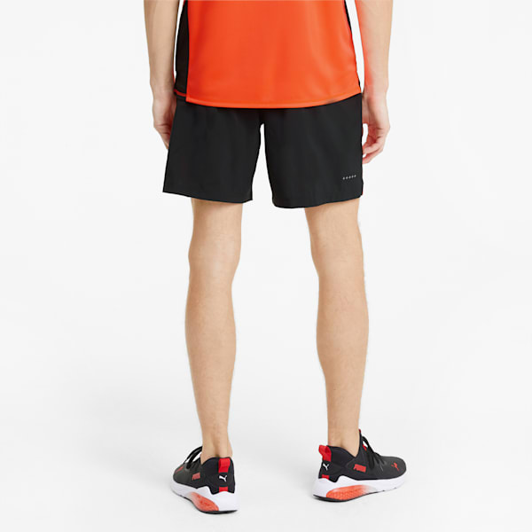 Run Favourite Woven 2-in-1 7" Men's Running Tight Shorts, Puma Black-Lava Blast, extralarge-IND